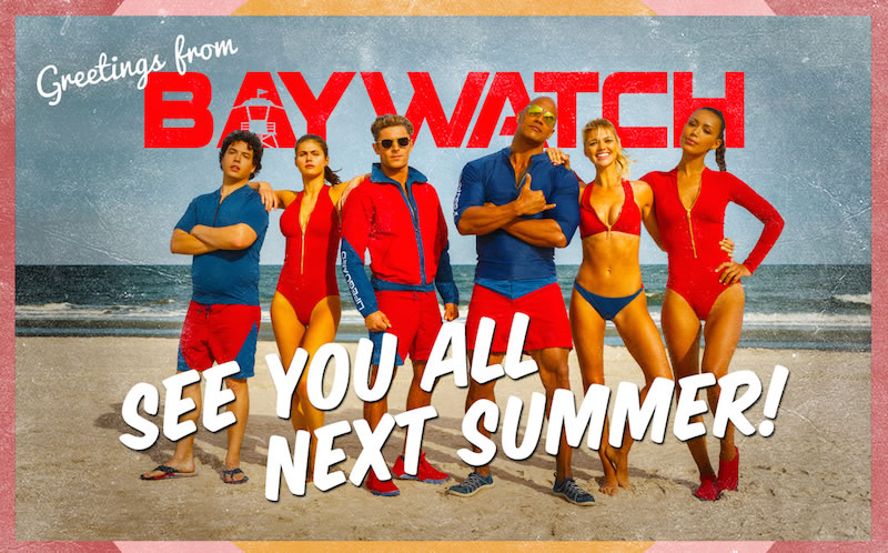 سيتم إصدار فيلم Baywatch متأخرًا قليلاً