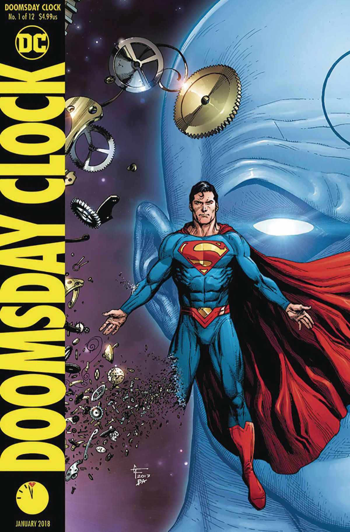 تعلن DC Comics أن Doomsday Clock ستنتهي في ديسمبر وتكشف عن غلافين