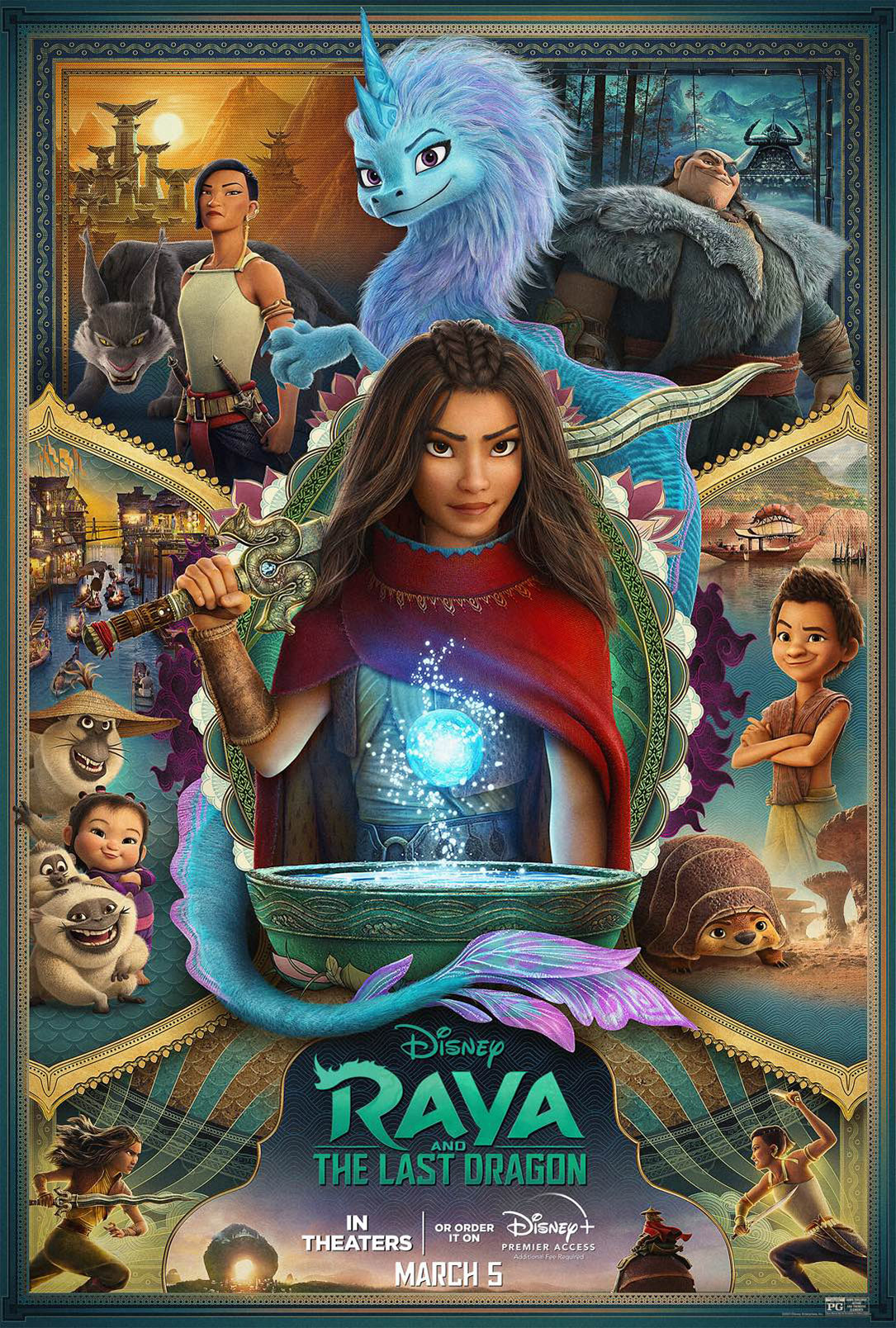 بين Covid وDisney+، يخيب فيلم Raya and the Last Dragon بدايته في شباك التذاكر